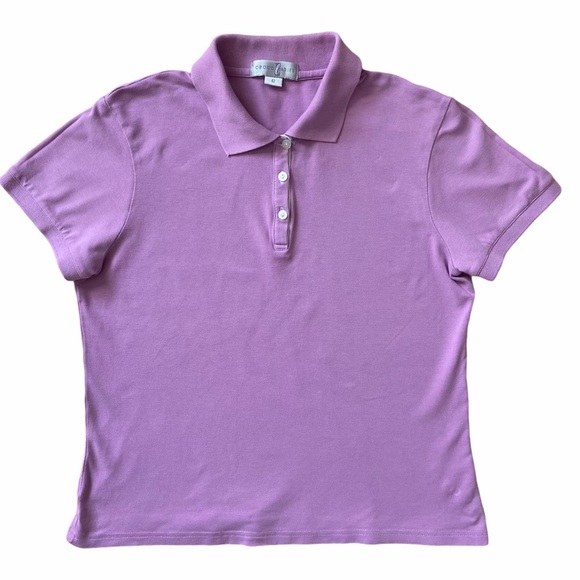 Croco ladies Women Purple Polo Shirt, size 42 - Picture 1 of 7